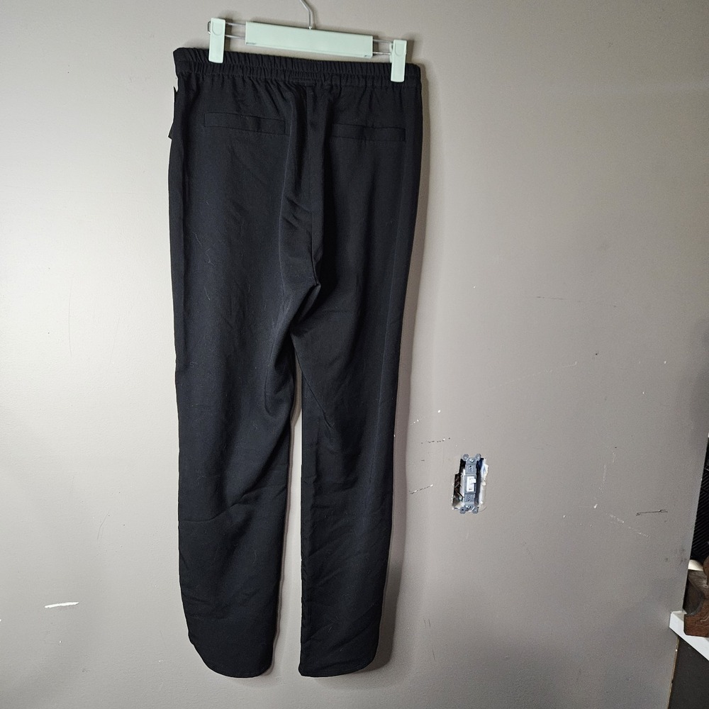 Marine Layer Allison Pants Black Pull On Ankle Lightweight Dolphin Hem Women's S - Picture 4 of 5